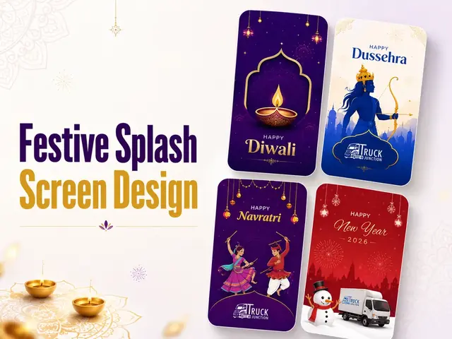 Festive Splash Screen Design