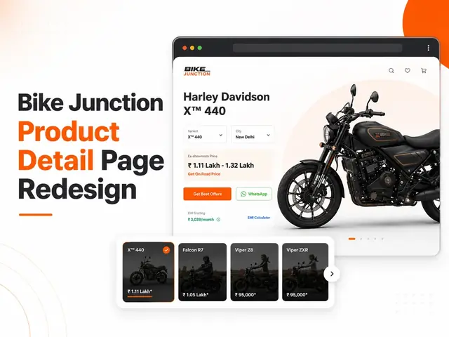 Bike Junction Product Detail Page Redesign