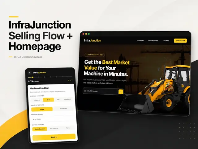InfraJunction Selling Flow + Homepage