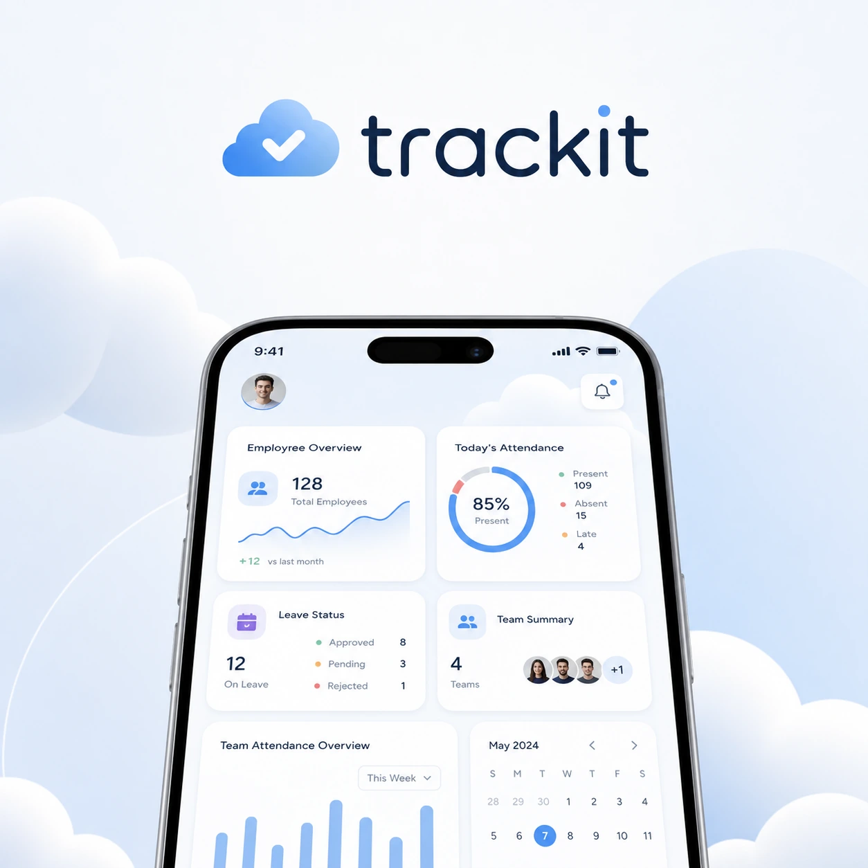 Trackit Mobile Dashboard